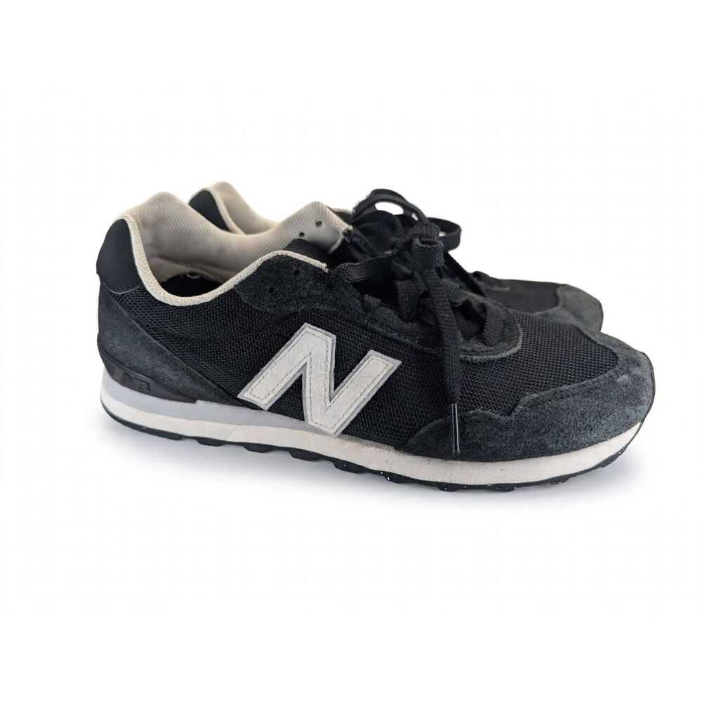 New Balance 515 ML515BLK Black Grey Mens 9.5 D Classic Running Shoes Used